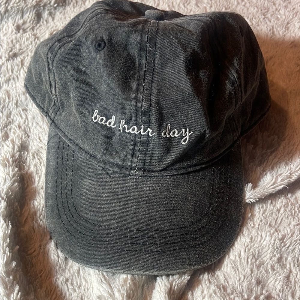 Black 'Bad Hair Day' Cap david and young brand